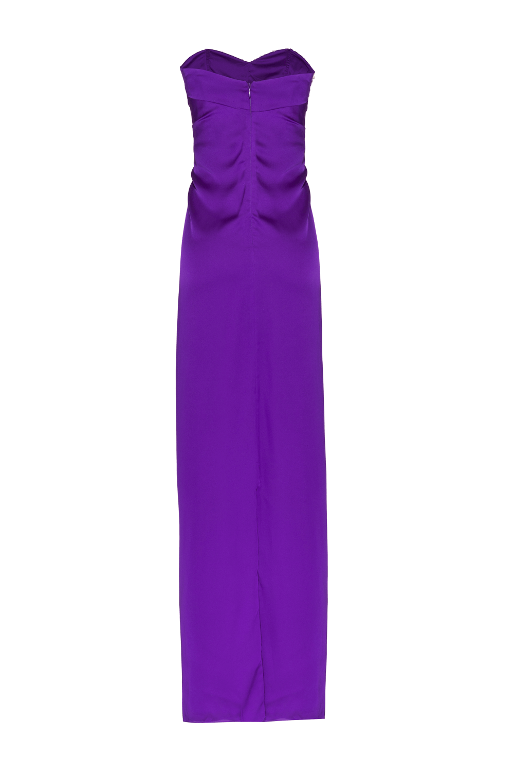 VESTIDO LONGO BORDADO CETIM MIRACLE MOOD ROXO
