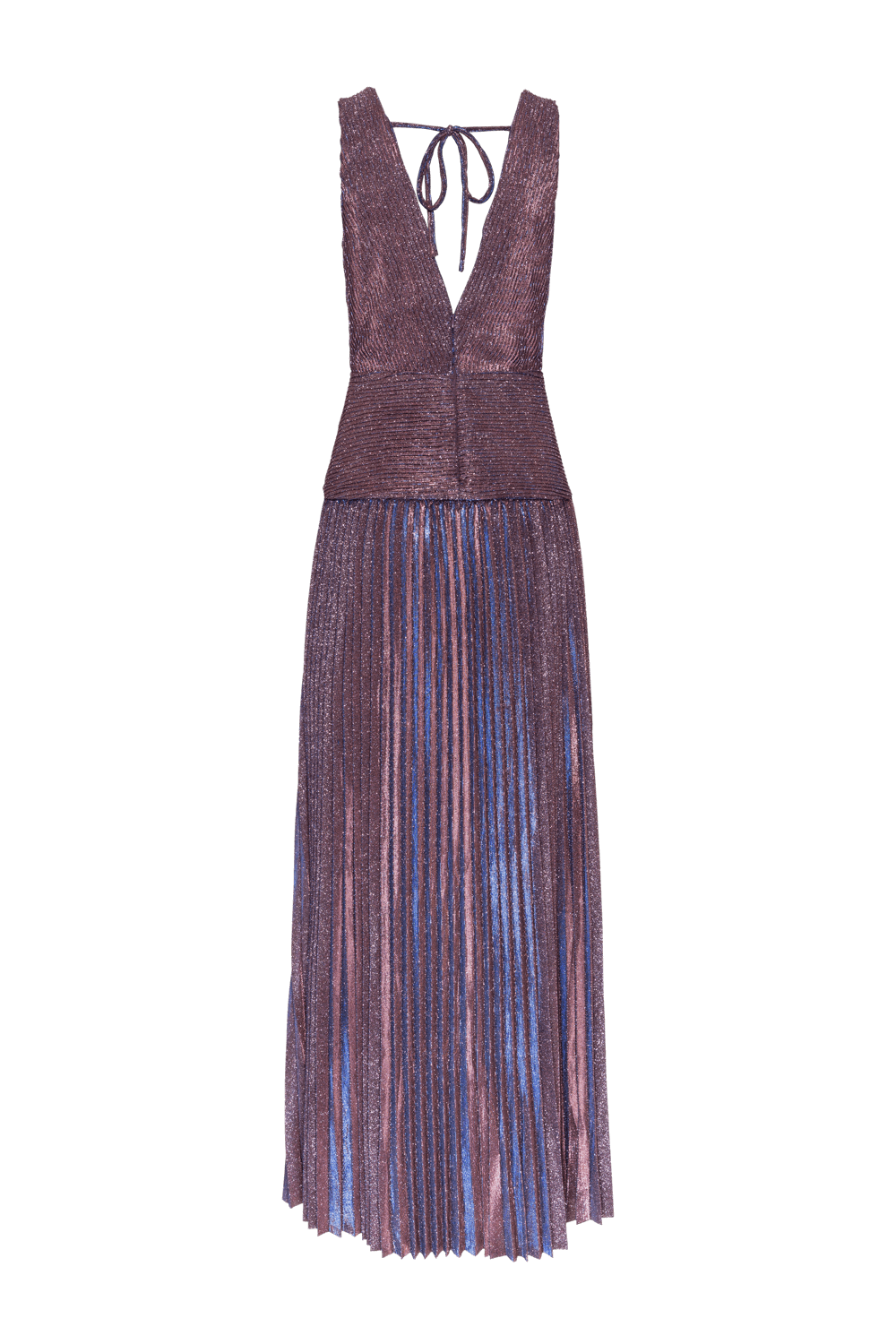 VESTIDO LONGO DRAPEADO MALHA PRETTY SHINE ROXO