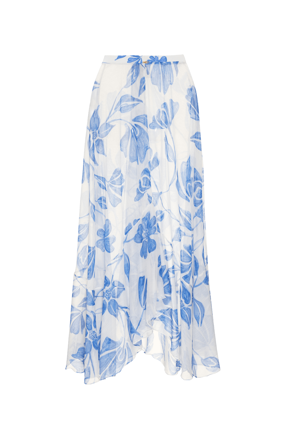 SAIA LONGA BABADO SUZY FLOWER OFF WHITE
