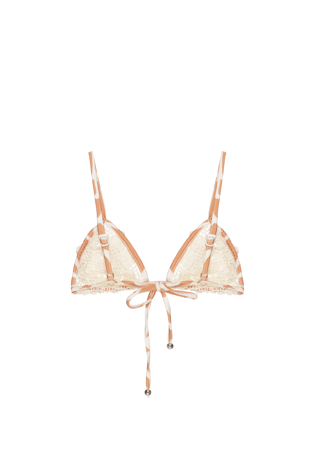 TOP BIQUÍNI FLOR LADY BUG BEGE