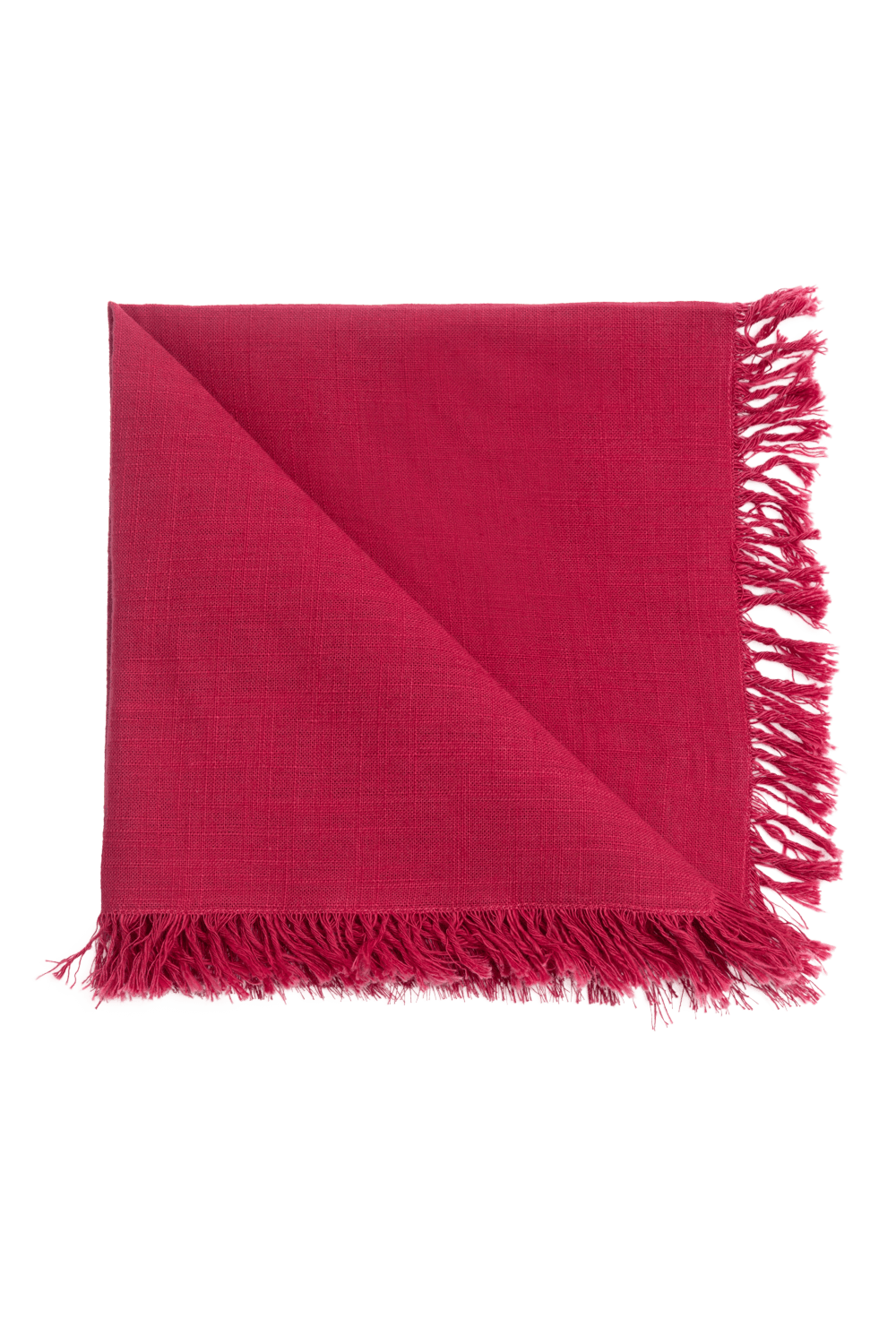 GUARDANAPO FRANJAS HANA (1 UNIDADE) CEREJA