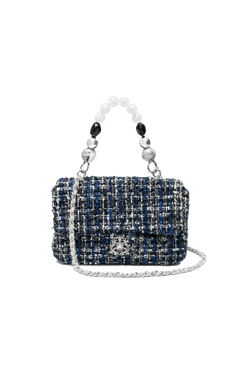BOLSA CORRENTES TWEED AZUL KLEIN