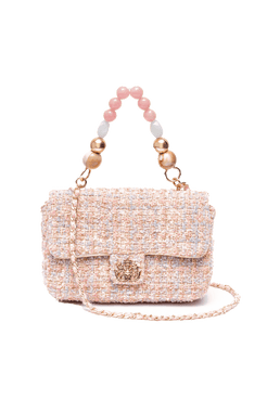 BOLSA CORRENTES TWEED 010 - CANDY PINK