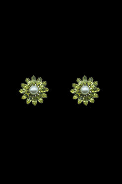 BRINCO FLOR NAVETE VERDE