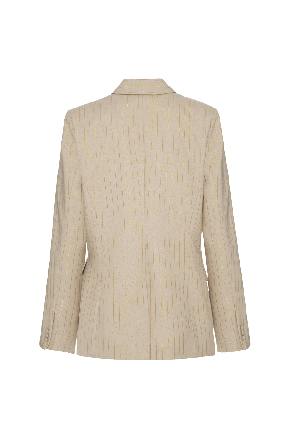 BLAZER LINHO GOLDEN MALT BEGE