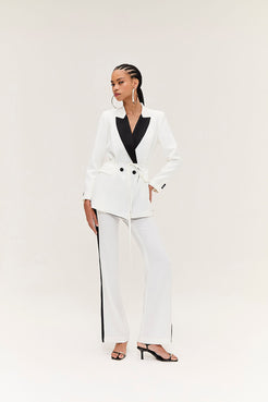 BLAZER CREPE OFF WHITE
