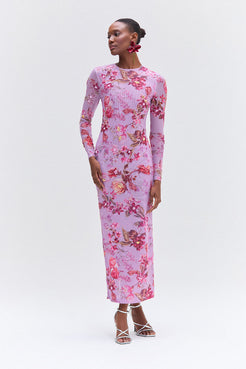 VESTIDO LONGO PATBO V25 LILAS