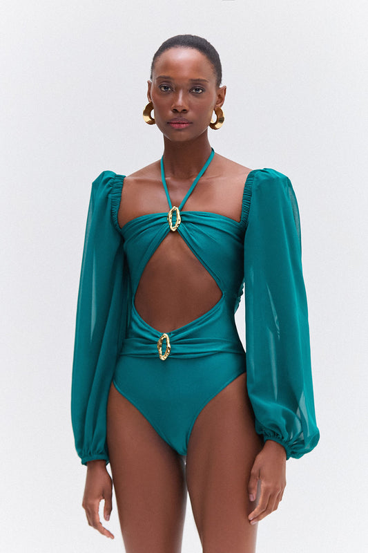 BODY GALAPAGOS VERDE ESCURO