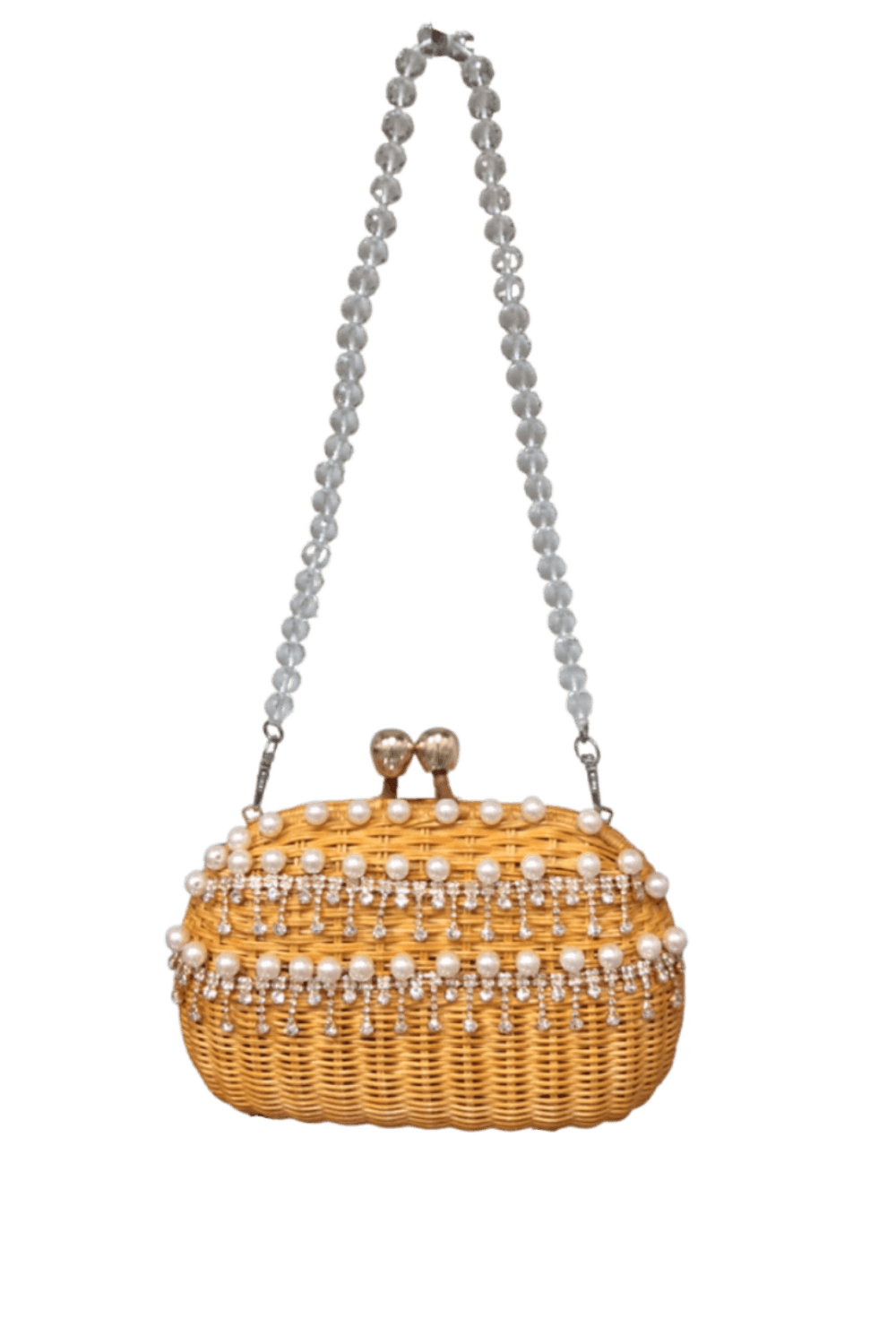 BOLSA CLUTCH HOPE PEARL LT HONEY / PEROLA