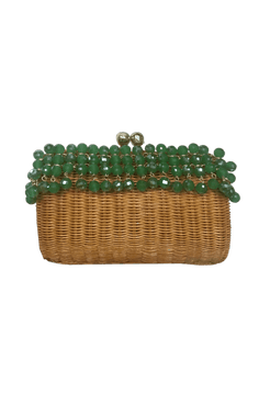 BOLSA CLUTCH FARAH CRYSTAL GREEN