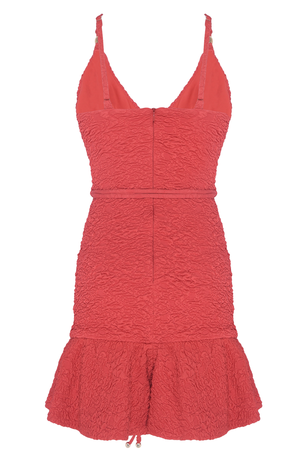 VESTIDO CURTO PAPILON JACQUARD VERMELHO