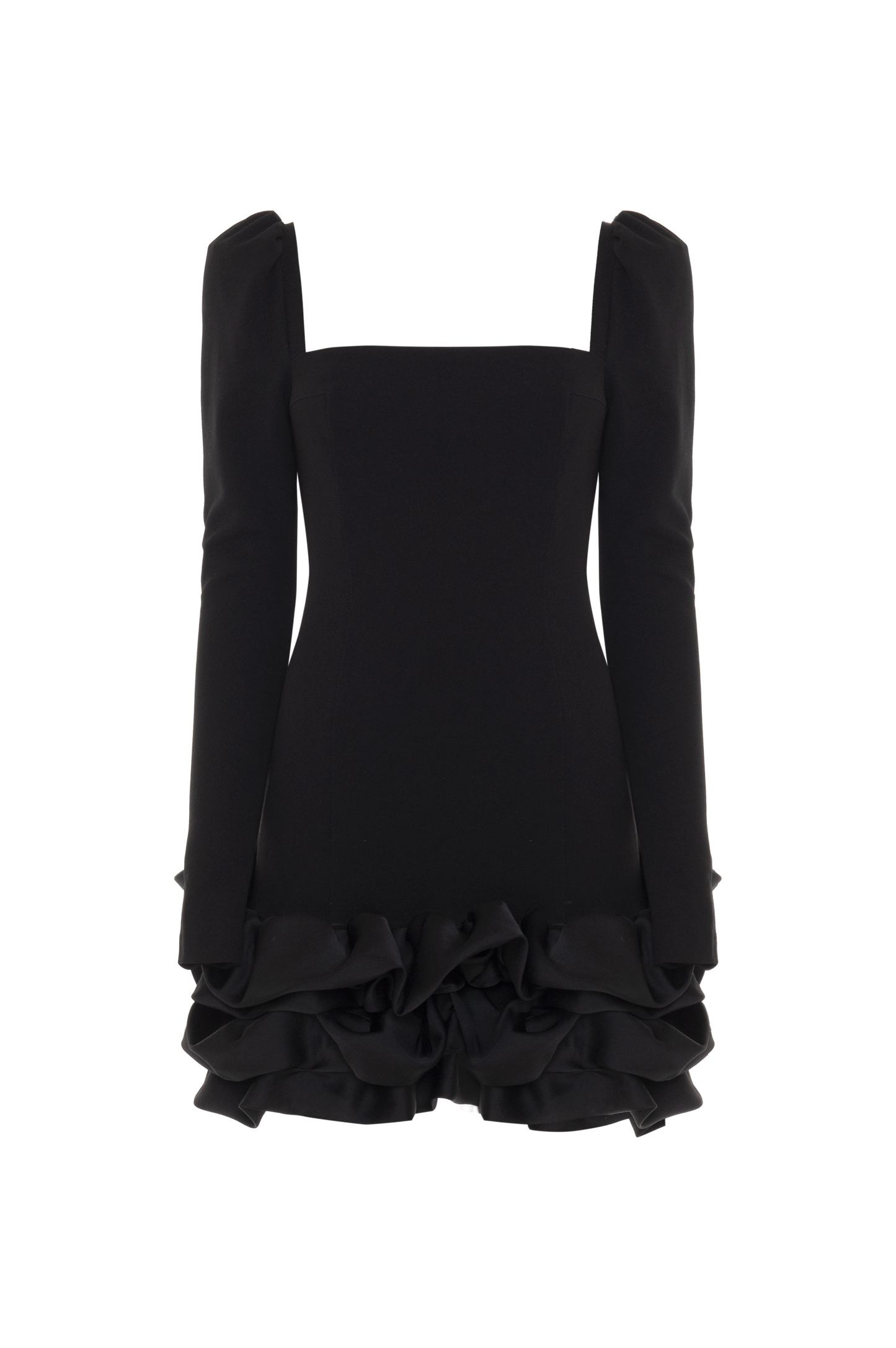 VESTIDO CURTO CREPE MYSTIQUE PRETO