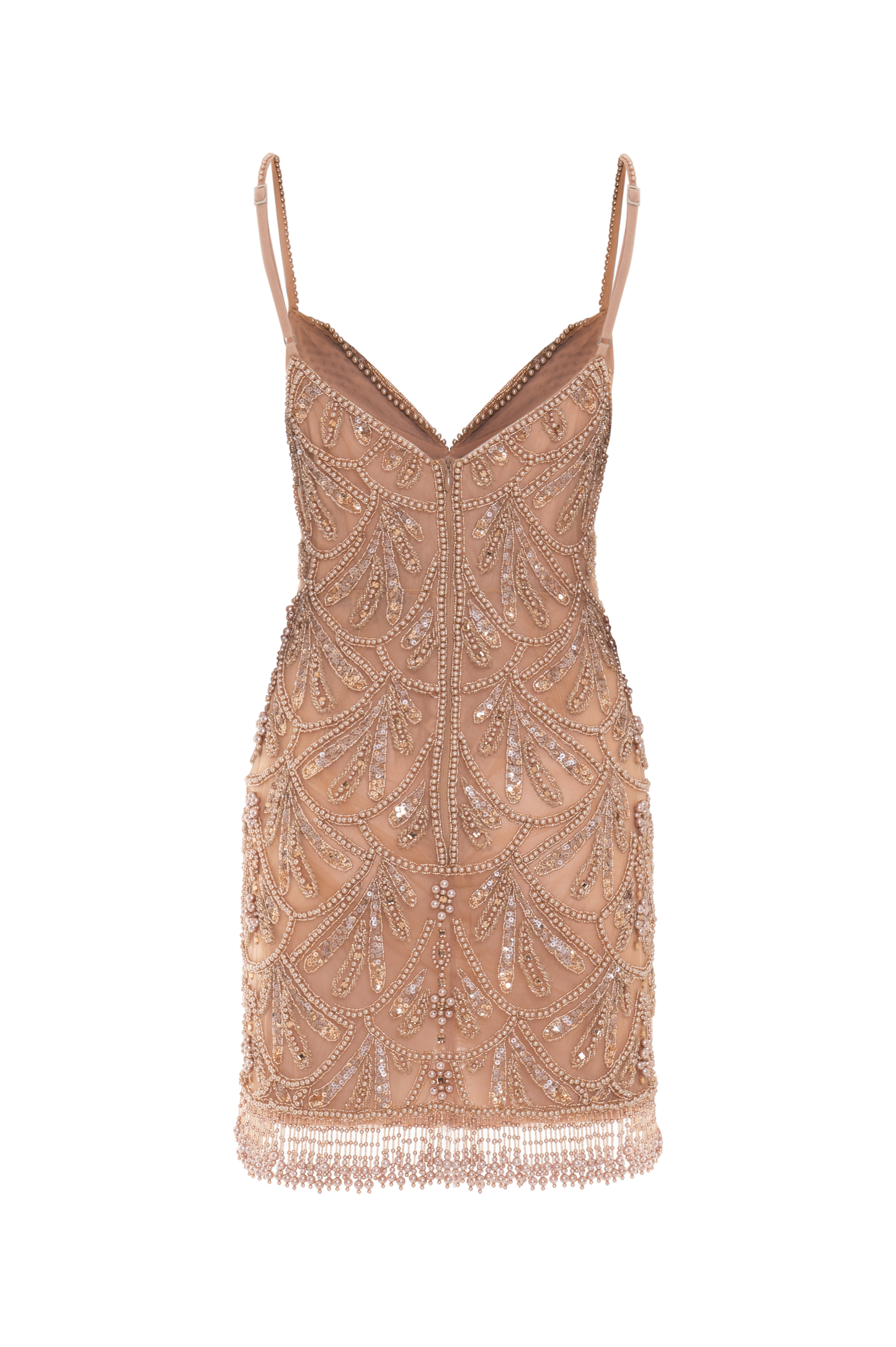 VESTIDO CURTO DREAM EMBROIDERY BEGE