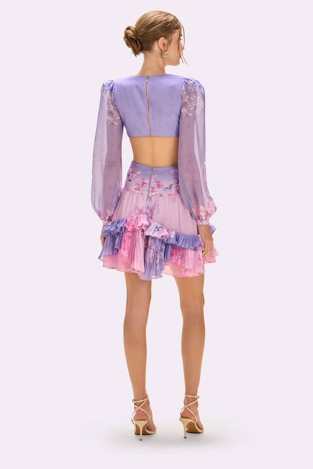 VESTIDO CURTO DELICATA LILAS