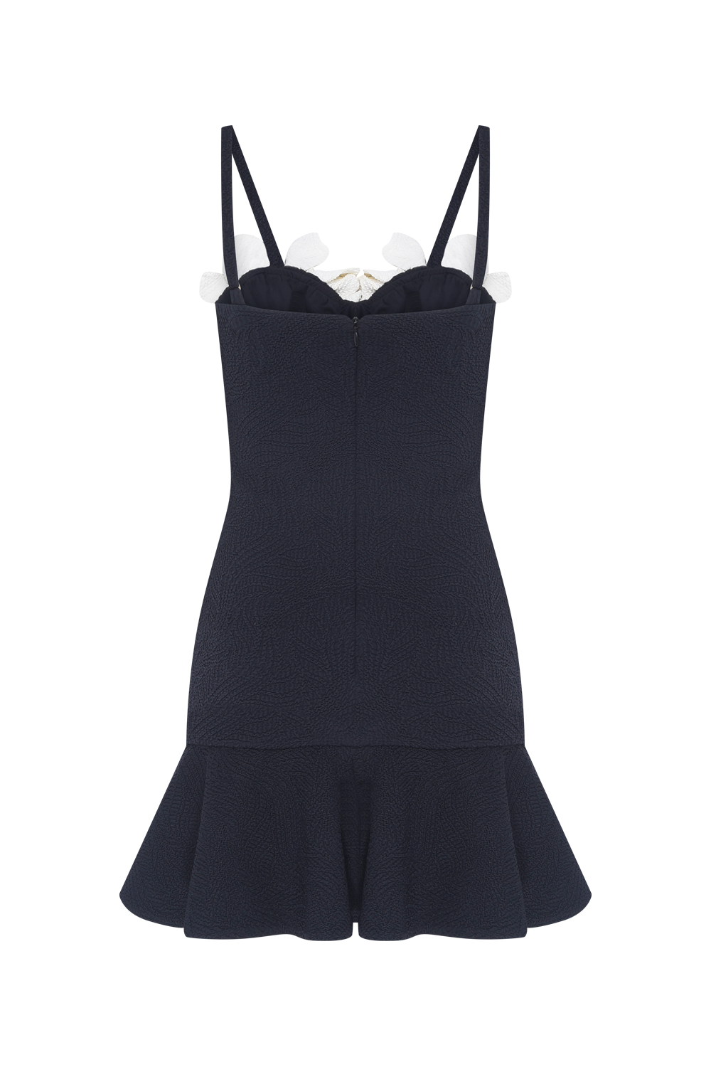 VESTIDO CURTO BREEZE JACQUARD PRETO