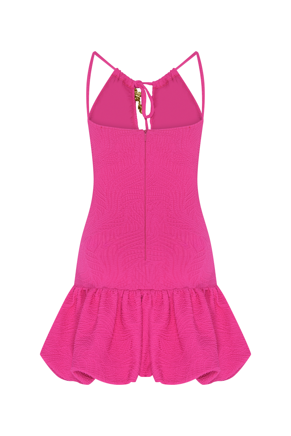 VESTIDO CURTO BREEZE JACQUARD ROSA