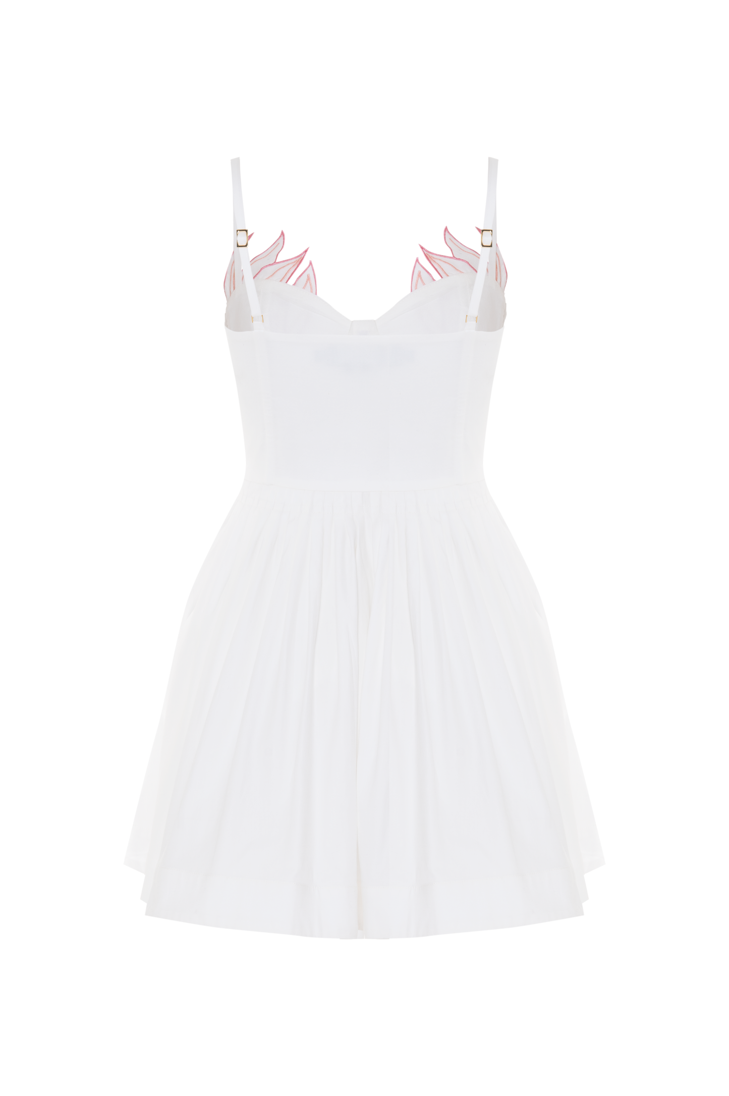 VESTIDO CURTO TRICOLINE BRUMA OFF WHITE