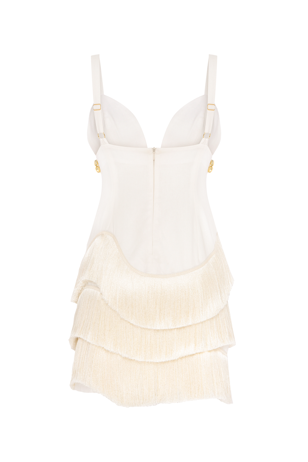 VESTIDO CURTO LINHO GABRIELA OFF WHITE