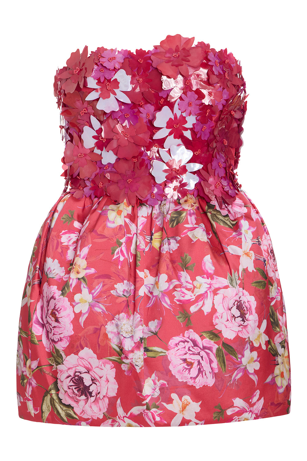 VESTIDO CURTO PEONY DOTS VERMELHO
