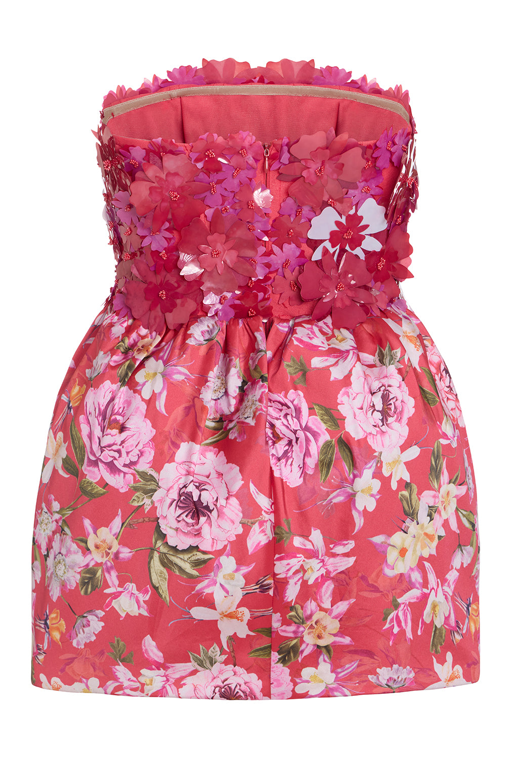 VESTIDO CURTO PEONY DOTS VERMELHO