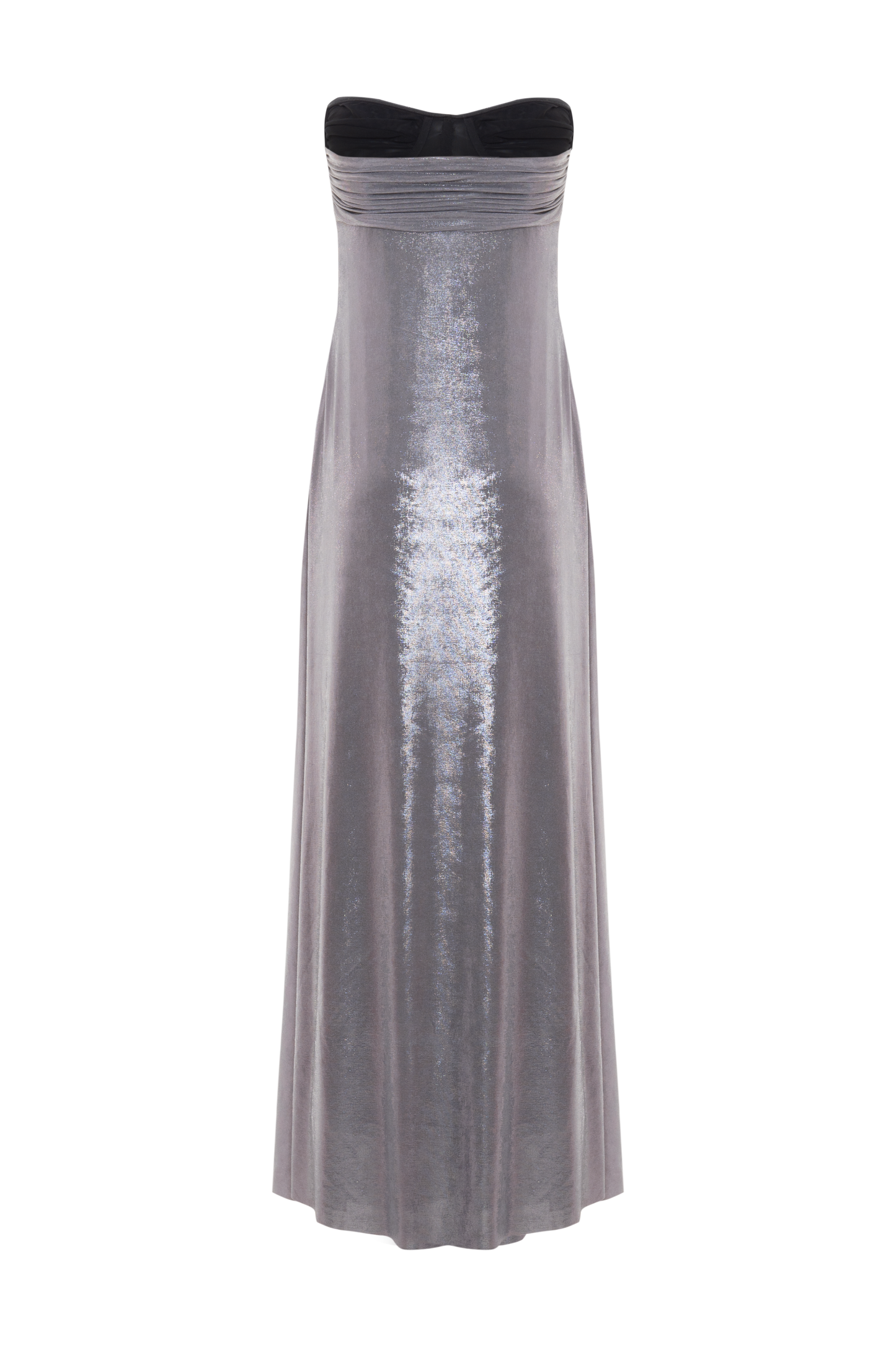 VESTIDO LONGO JERSEY ELYSIAN PRATA