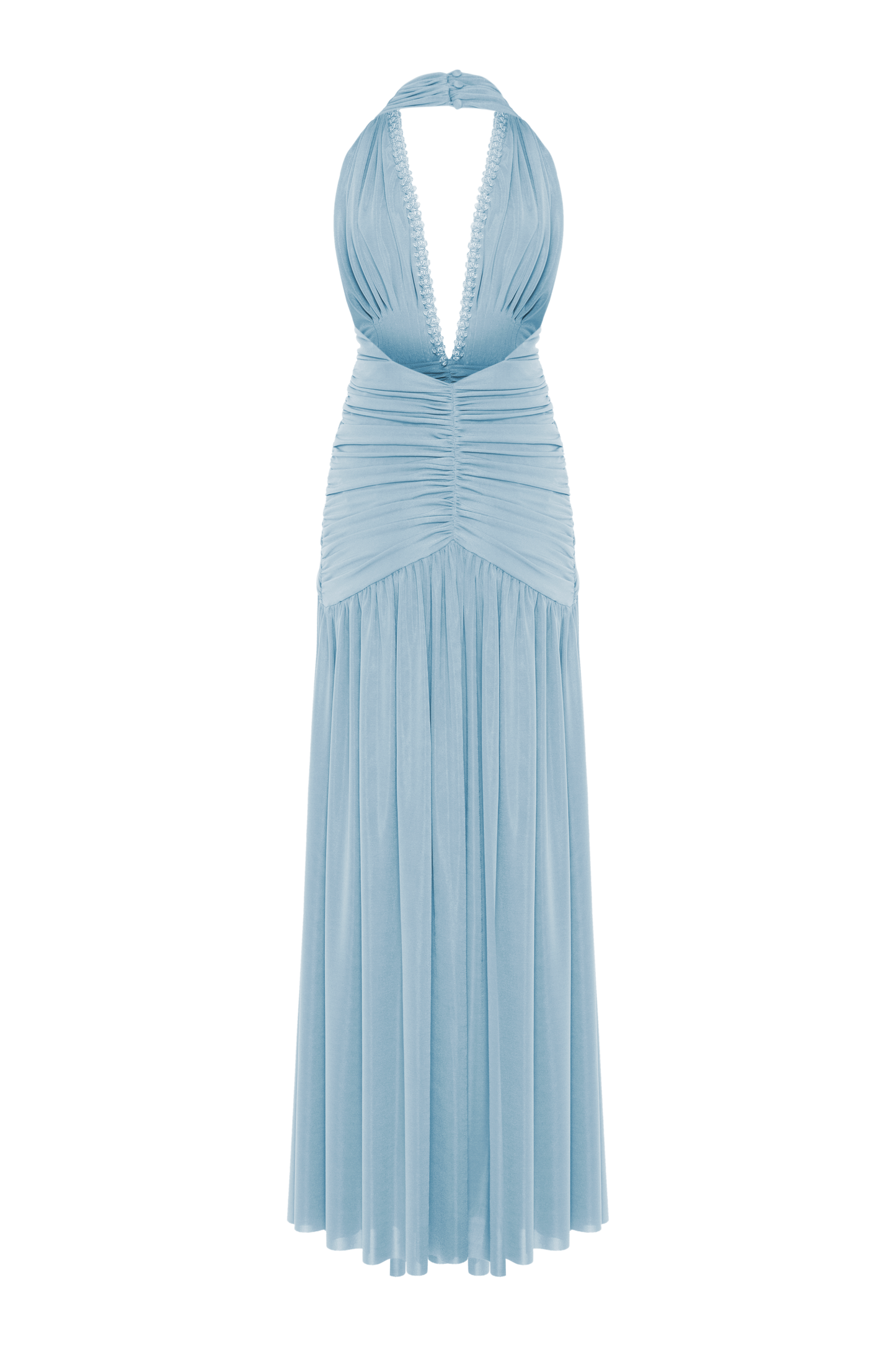 VESTIDO LONGO SUNKISSED JERSEY AZUL