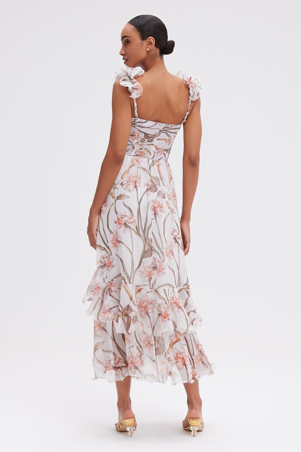 VESTIDO LONGO NARCISSUS OFF WHITE
