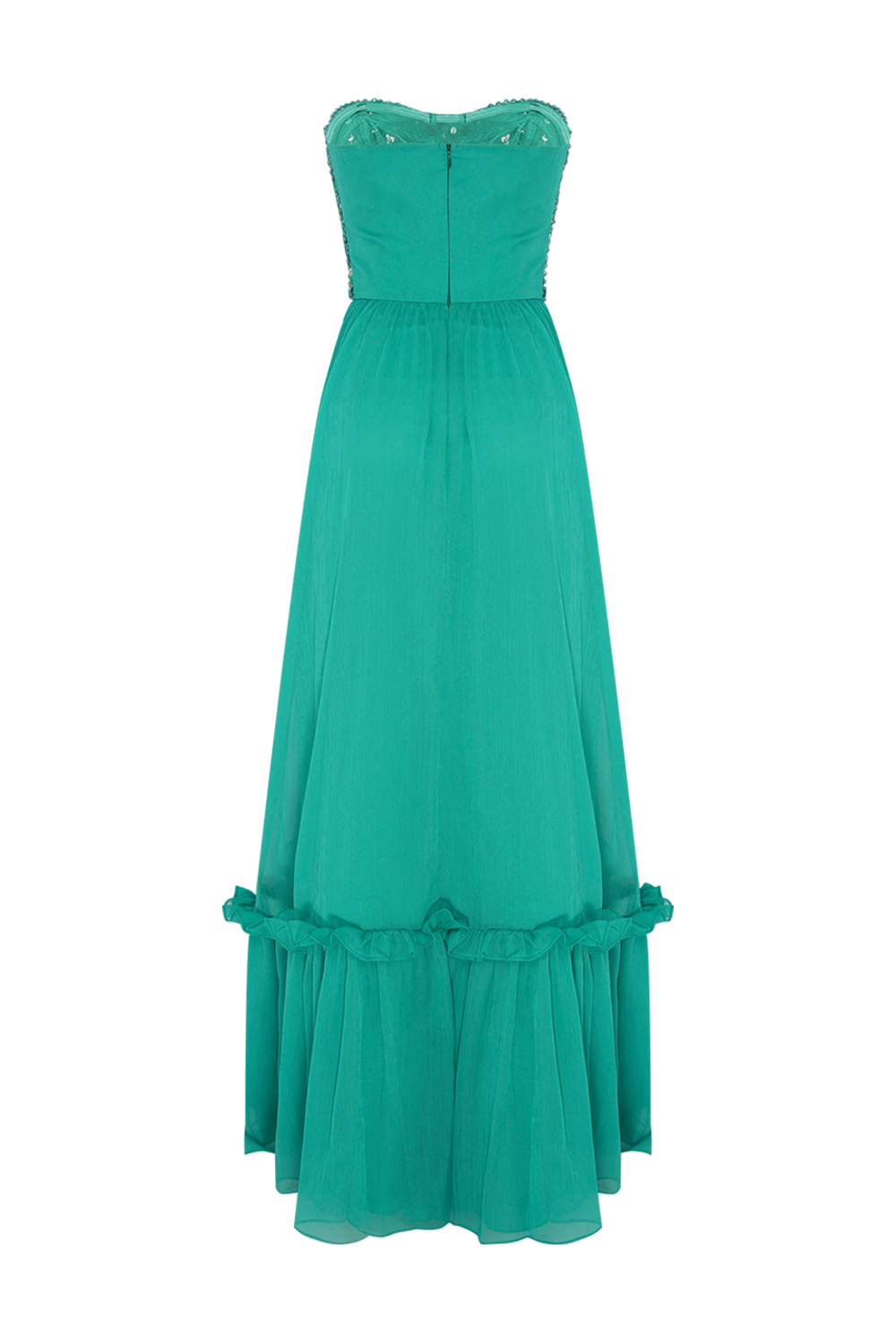 VESTIDO LONGO CHIFFON DAYDREAM VERDE