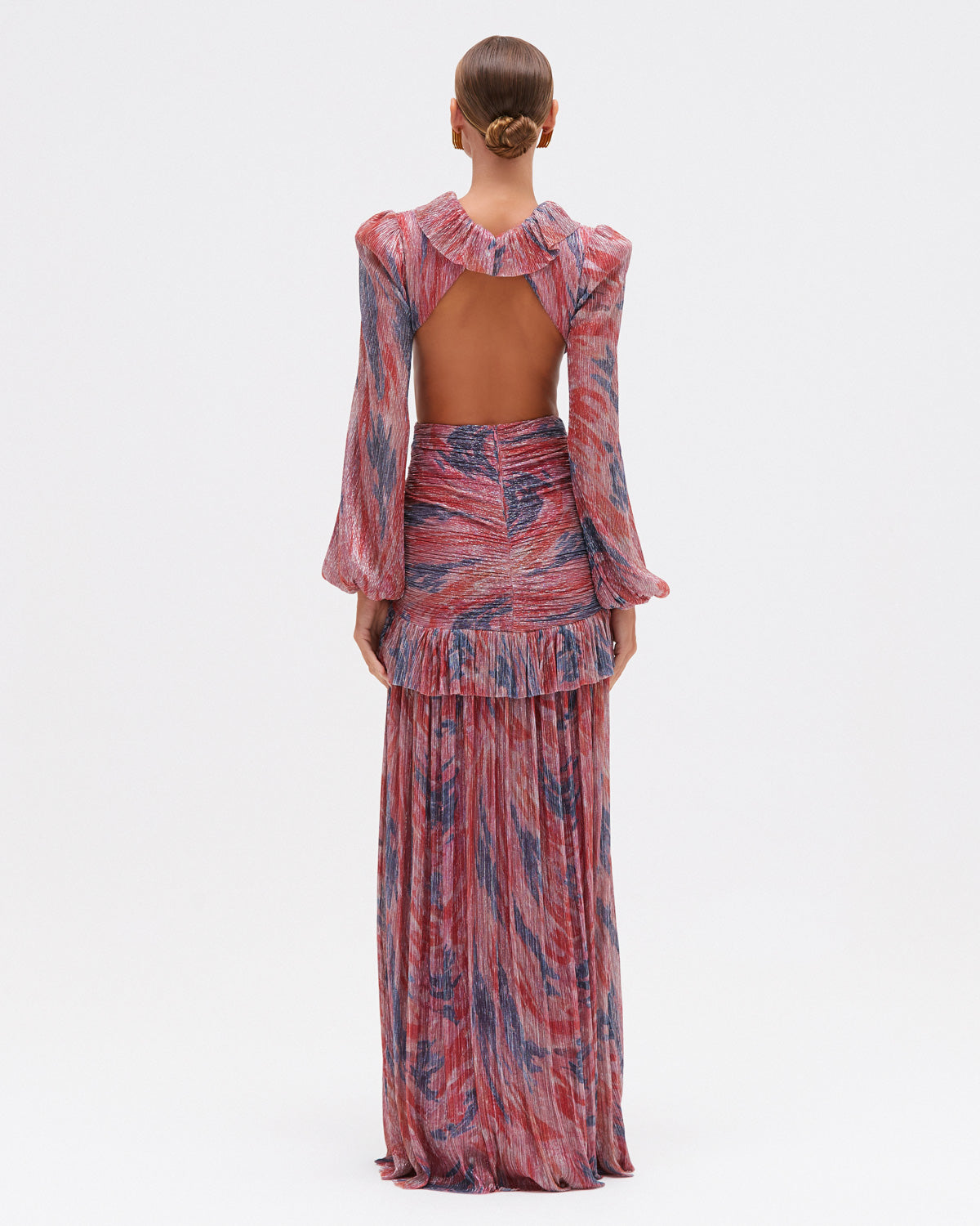 VESTIDO LONGO TWIST ROSA