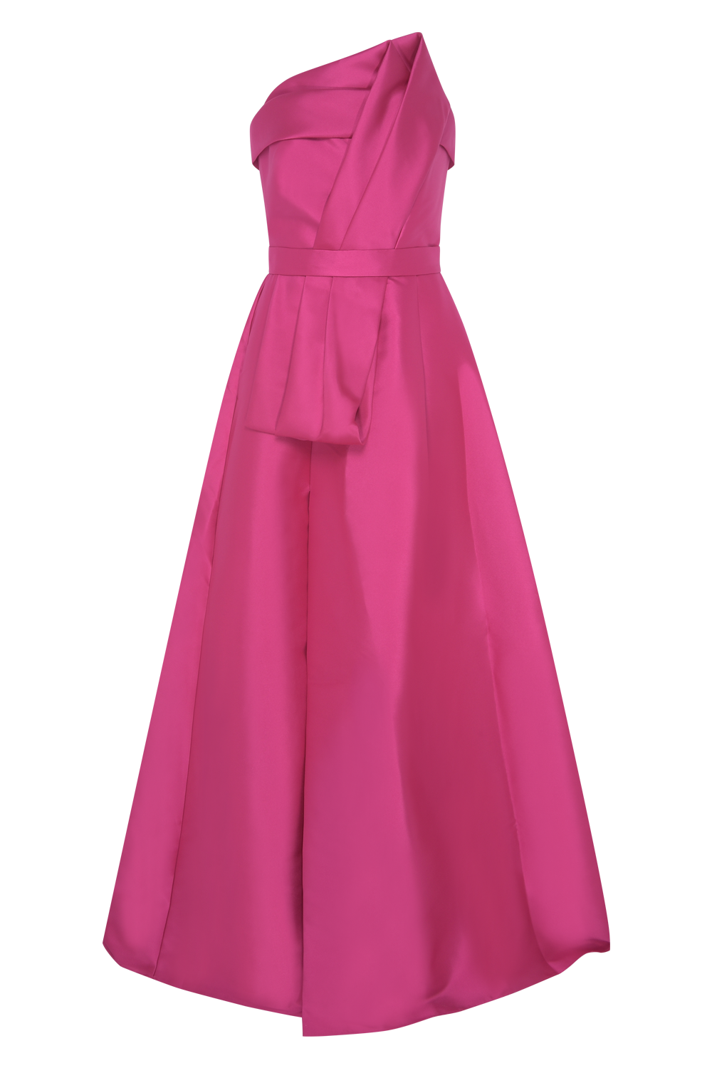 VESTIDO LONGO ZIBELINE MEMORY FUCSIA