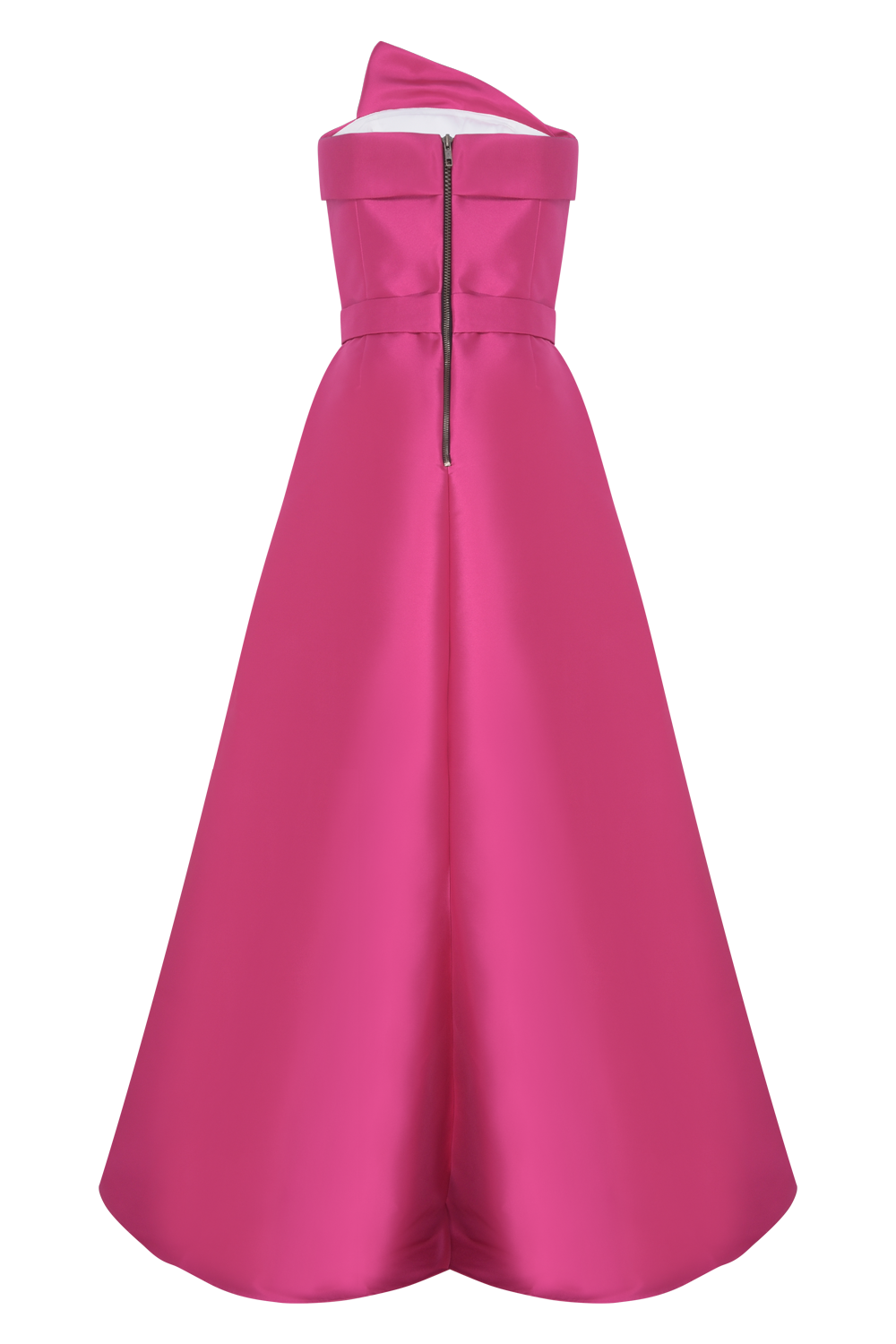 VESTIDO LONGO ZIBELINE MEMORY FUCSIA