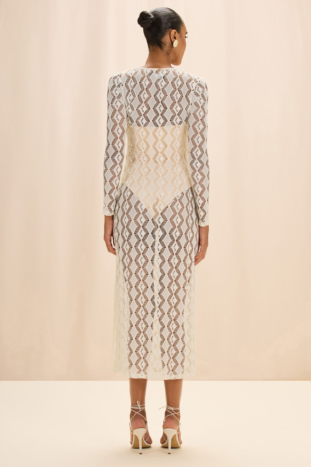 VESTIDO LONGO MIDNIGHT PEARL OFF WHITE