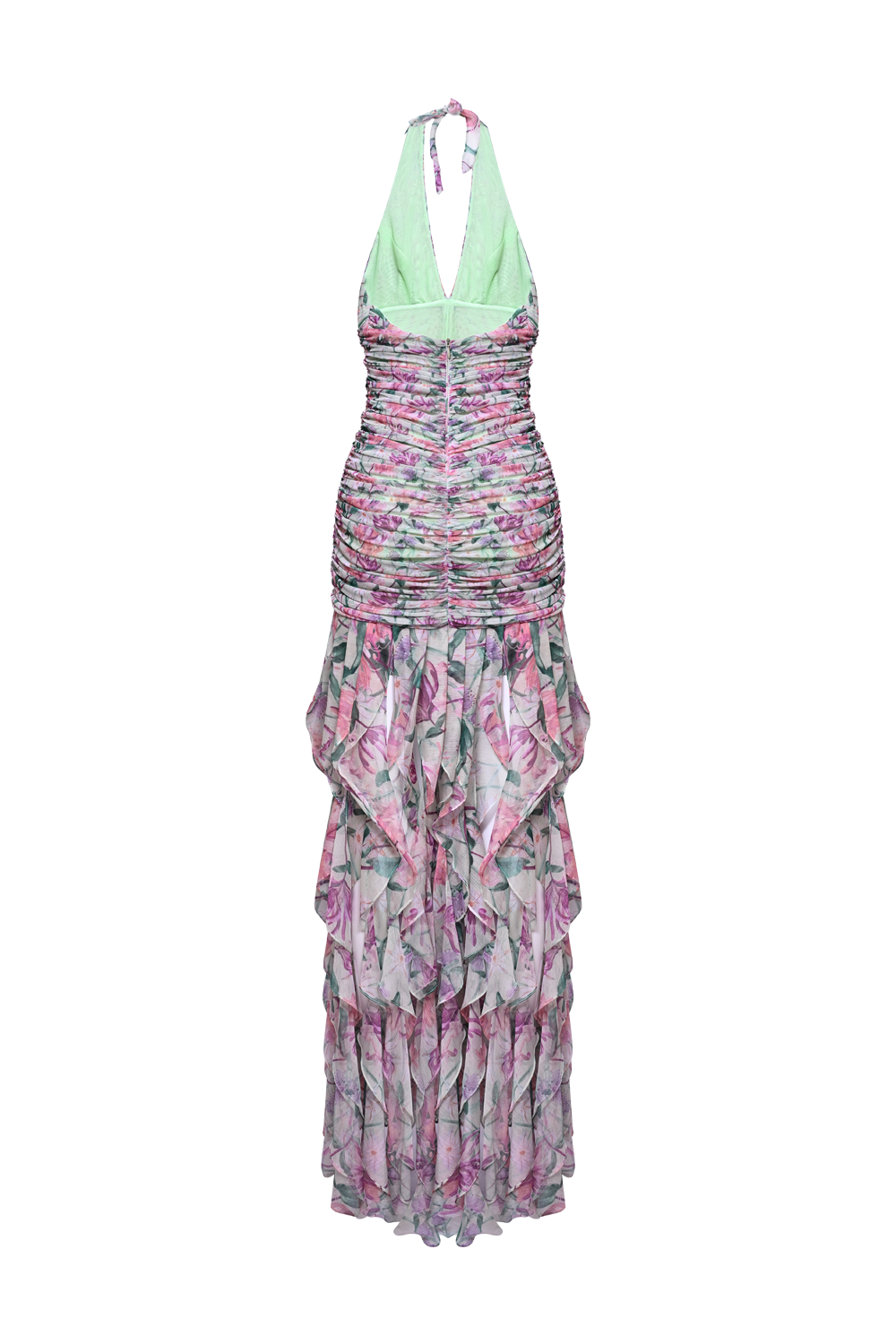 VESTIDO LONGO HONEY FLOWER VERDE