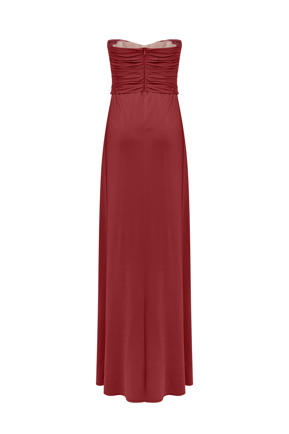 VESTIDO LONGO JERSEY INTENSITY VERMELHO