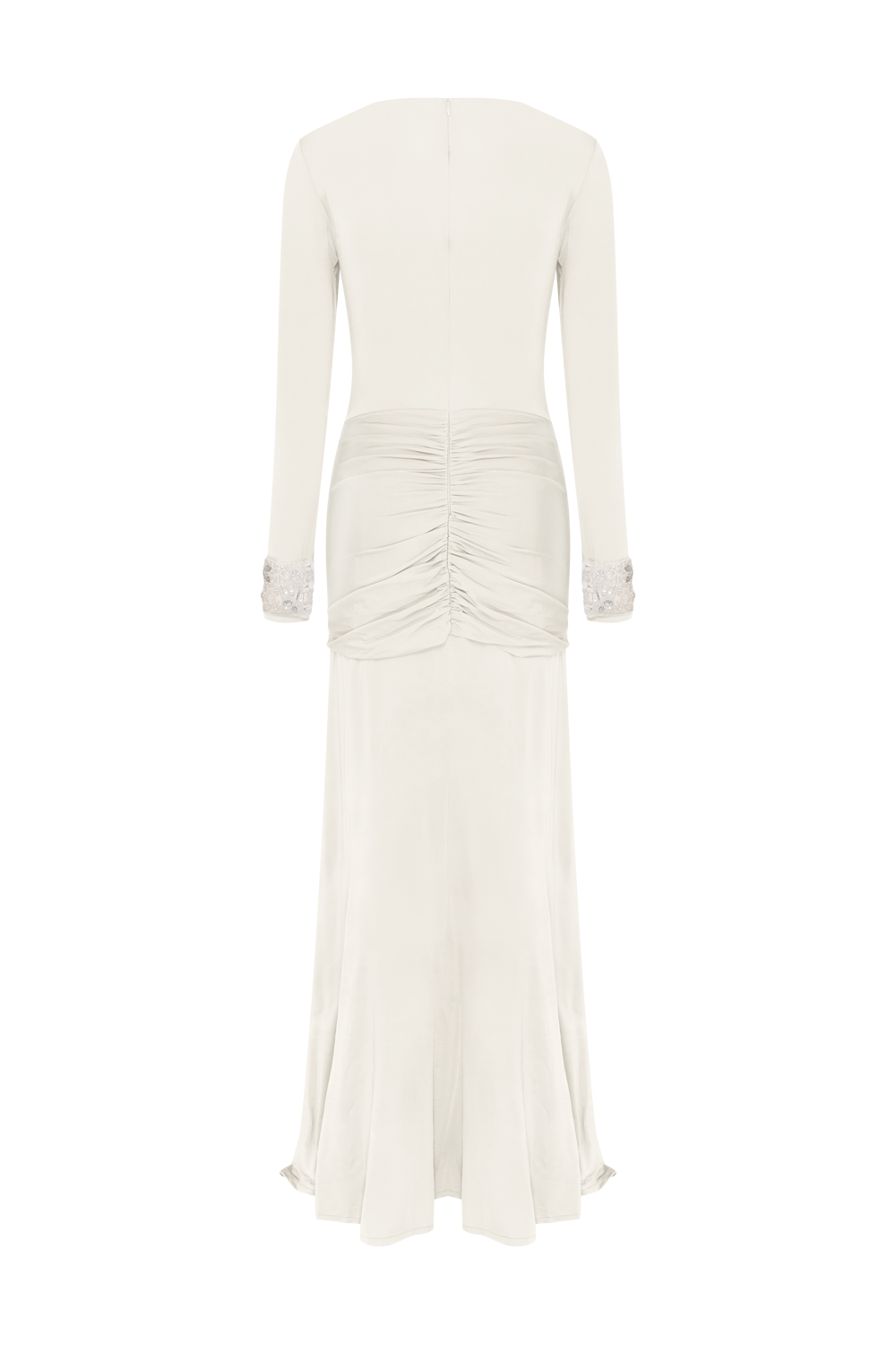 VESTIDO LONGO JERSEY INTENSITY OFF WHITE