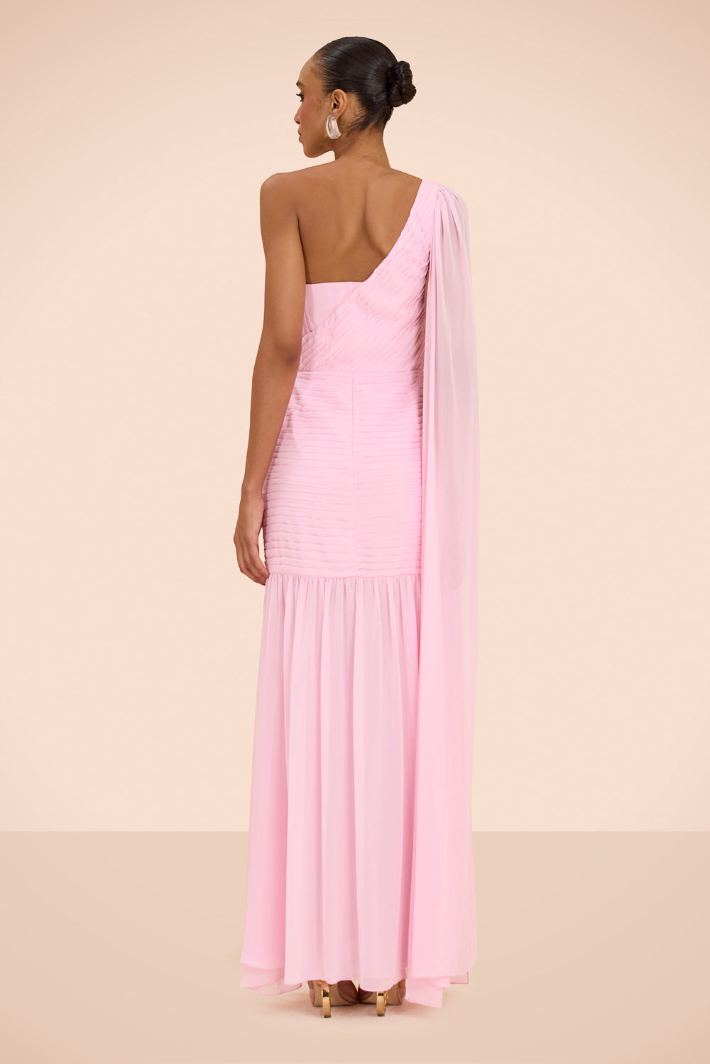 VESTIDO LONGO PATBO ROSA CLARO