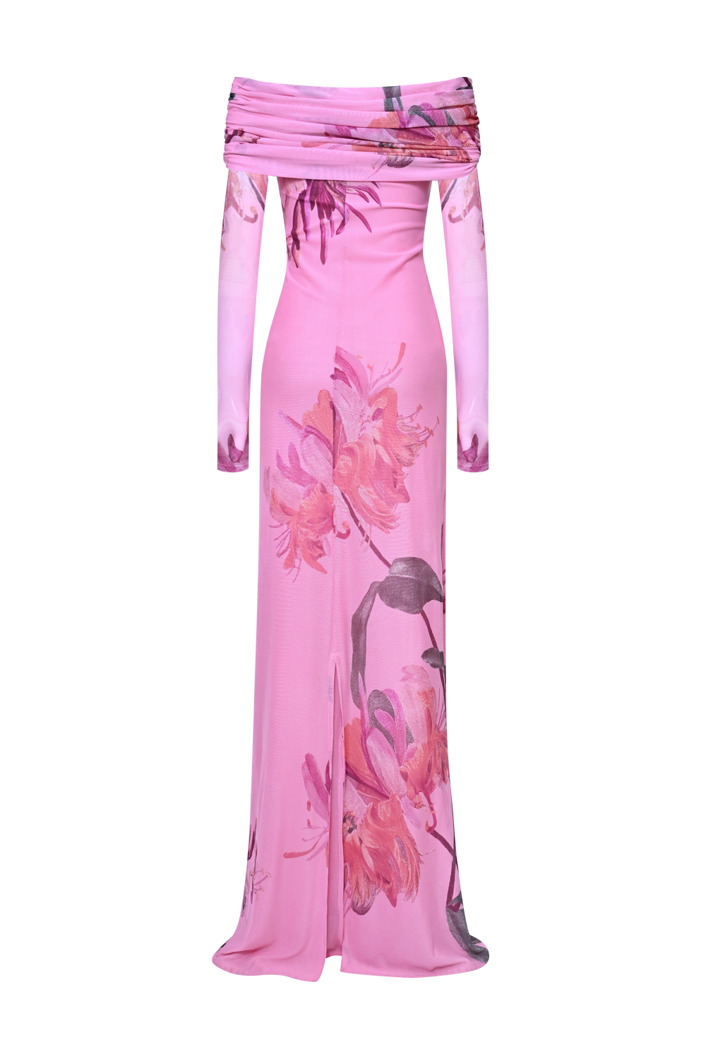 VESTIDO LONGO HONEY FLOWER ROSA
