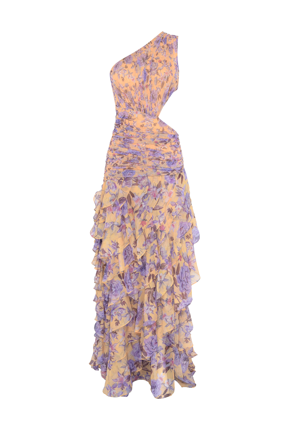 VESTIDO LONGO PEONY AMARELO