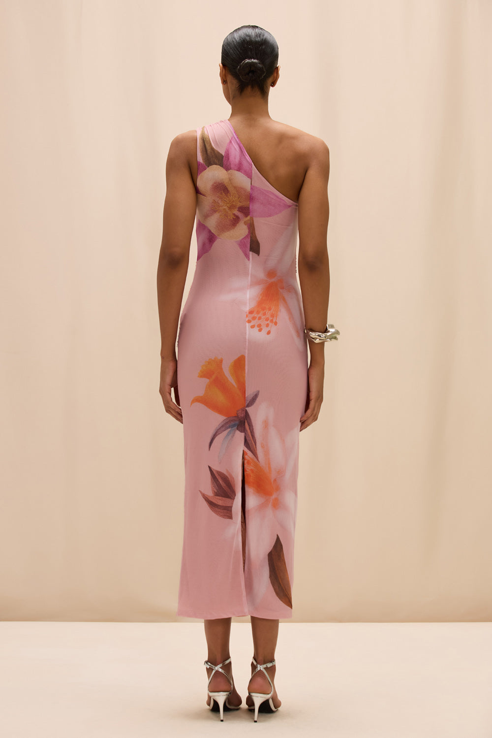 VESTIDO LONGO PEONY ROSA