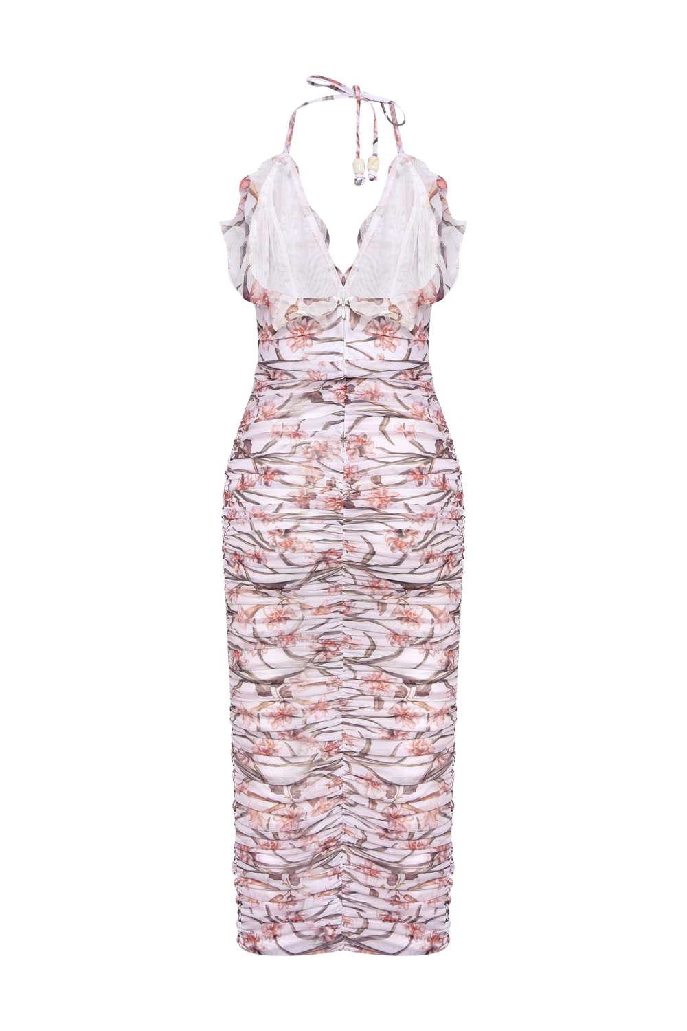 VESTIDO MIDI NARCISSUS OFF WHITE