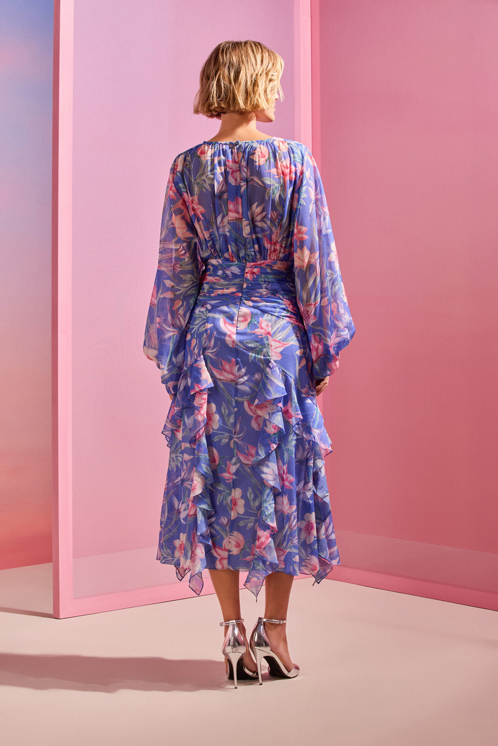 VESTIDO MIDI AMARYLLIS AZUL