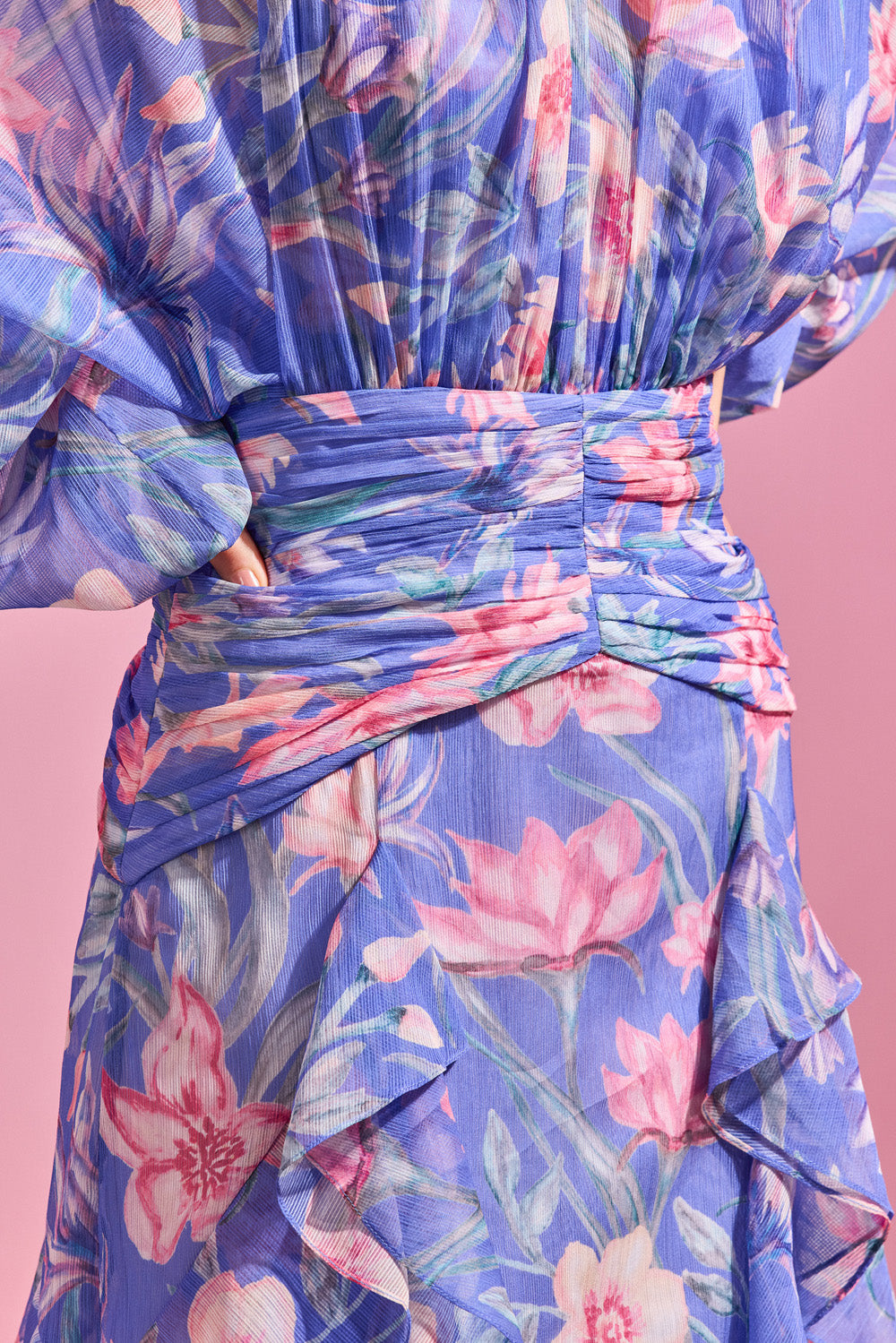 VESTIDO MIDI AMARYLLIS AZUL