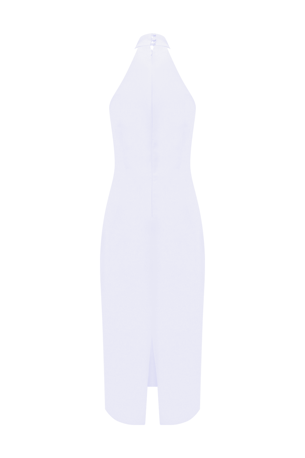 VESTIDO MIDI CREPE DHALIA OFF WHITE