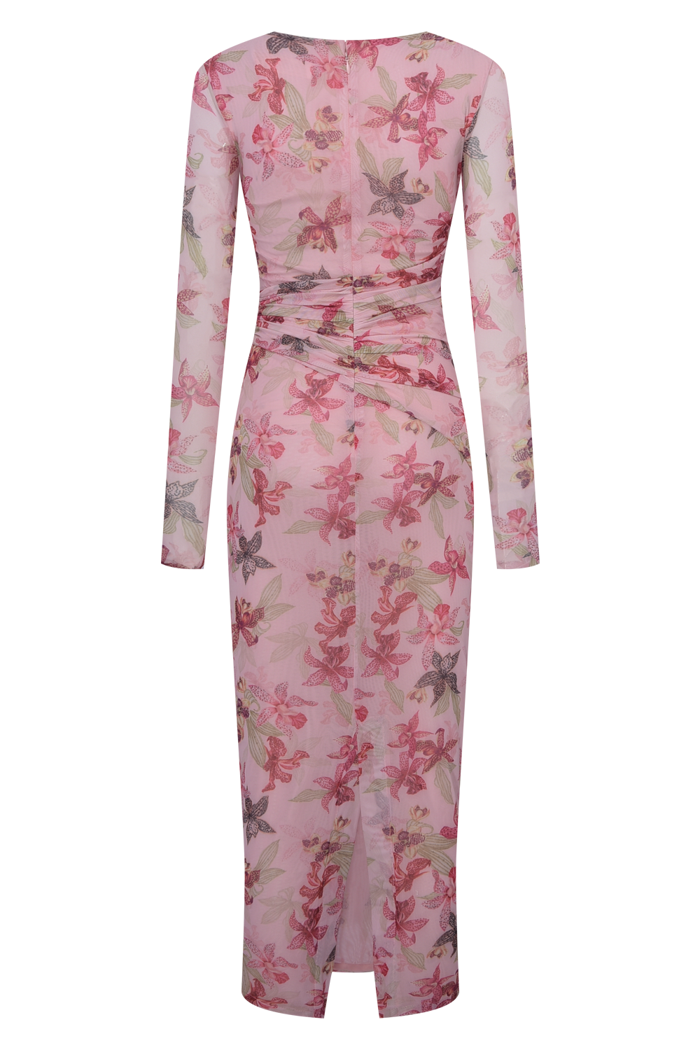 VESTIDO MIDI ORCHID BLOOM ROSE