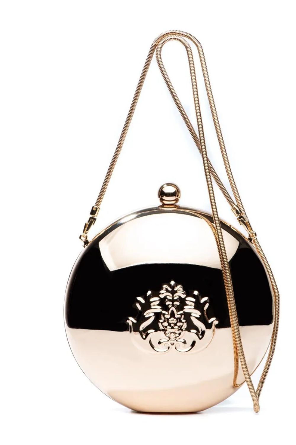 BOLSA CLUTCH MAXI ESFERA  OURO