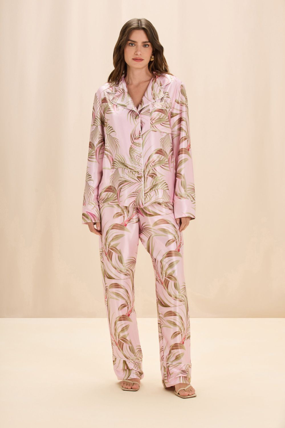 PIJAMA LONGO ELIS ROSA