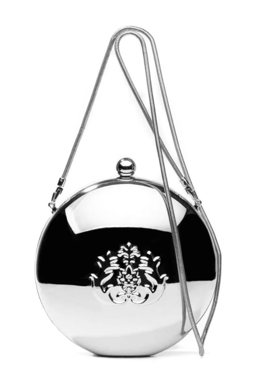 BOLSA CLUTCH MAXI ESFERA  PRATA