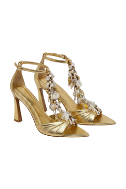 SANDÁLIA LULU EMBROIDERY DOURADO