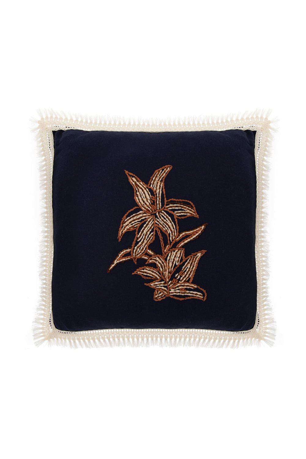 ALMOFADA BORDADA STARGAZER AZUL