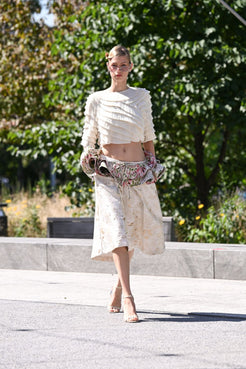 BERMUDA JACQUARD OFF WHITE